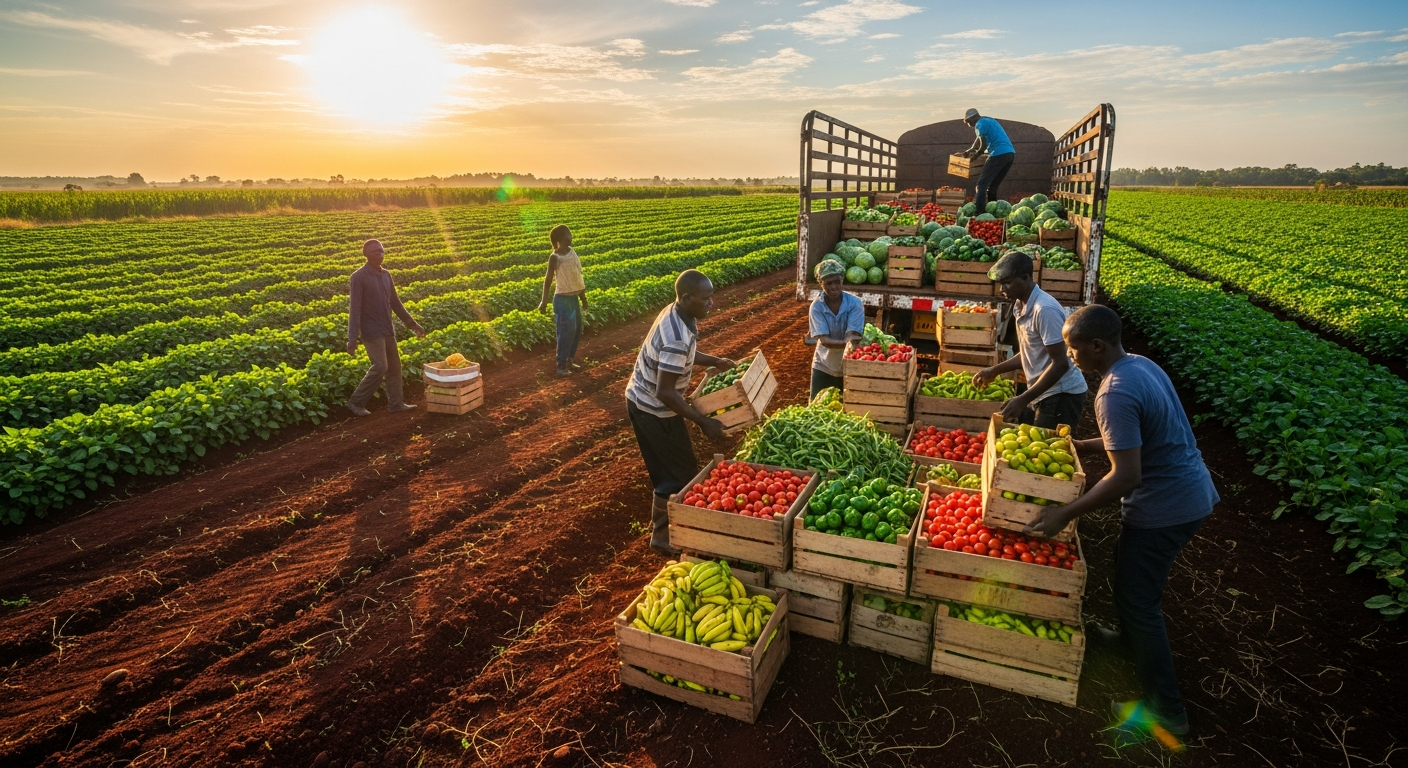 Agribusiness produce freight across East Africa